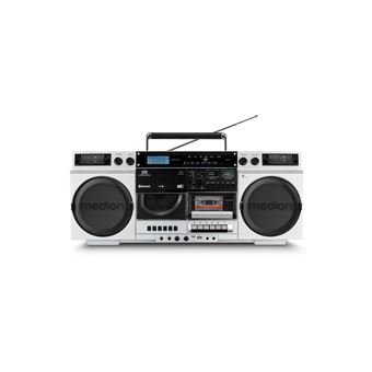 MEDION P66538 Enregistreur à cassettes (Ghettoblaster rétro avec lecteur CD, années 80, grand, … - 1