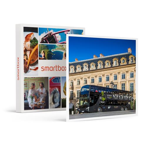 Coffret Cadeau SMARTBOX - Dîner insolite 5 plats avec visite de Paris dans le bus à impériale Le Saint-Germain 1920- Gastronomie