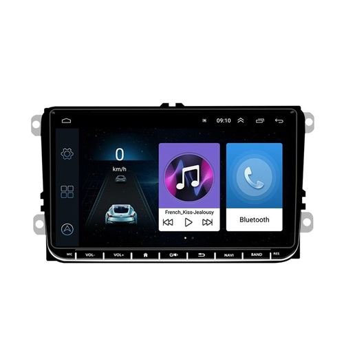 Autoradio Android 10 Écran 9 Pouces Avec Carplay et Caméra Recul YONIS