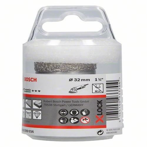 Bosch Diamanttrockenbohrer X-LOCK Best for Ceramic Dry Speed 32 x 35 mm