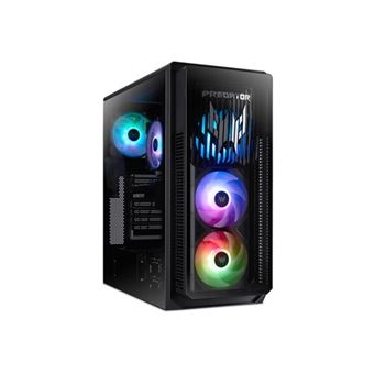 Acer Predator Orion 5000 PO5-660 - Tour jeux - Core Ultra 7 265F / jusqu'à 5.3 GHz - RAM 64 Go - SSD 2.048 To, SSD 1.024 To - GeForce RTX 5080 - IEEE 802.11ax (Wi-Fi 6), IEEE 802.11be (Wi-Fi 7), Gigabit Ethernet, 2.5 Gigabit Ethernet, Bluetooth - Win 11