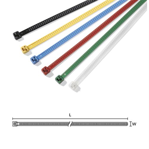 HellermannTyton 115-00005 LR55R-PA66-GN-Q1 Green 195mmx4.7mm (Pack 25)