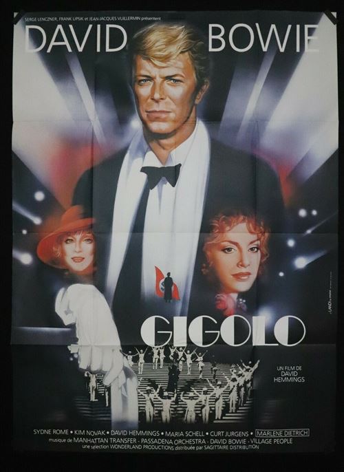 Affiche de Cinéma Originale - GIGOLO - David BOWIE - Marlene Dietrich - 116x158cm État correct - N/A reconditionné disponible sur Fnac