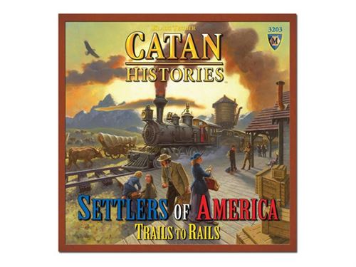 Mayfair Games - Settlers of America Trails to Rails - jeu de société, jeu de stratégie