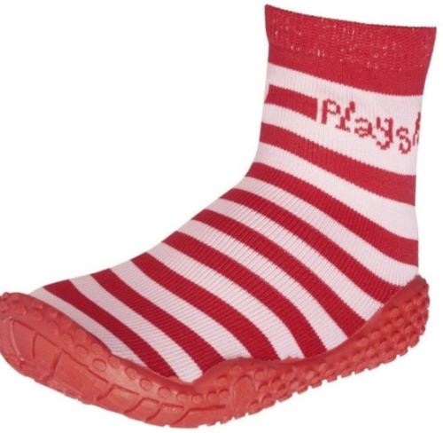 Playshoes chaussettes de bain junior rouge/blanc