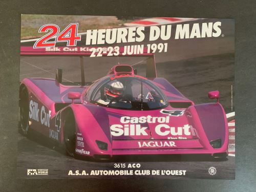 Acheter 24H du Mans - 1991 - Jaguar Silk Cut - AFFICHE État correct - 29,99 € 24H du Mans - 1991 - Jaguar Silk Cut - AFFICHE État correct - N/A reconditionné disponible sur Fnac