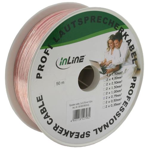 InLine câble de haut-parleur - 50 m