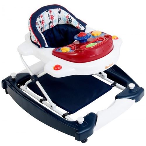 Baninni Trotteur 2-en-1 Classic Rouge et bleu foncé BNBW002-RRD