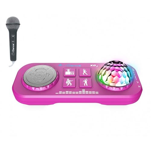 iDance Party Box XD1 Pink système karaoké sans fil 5-en-1