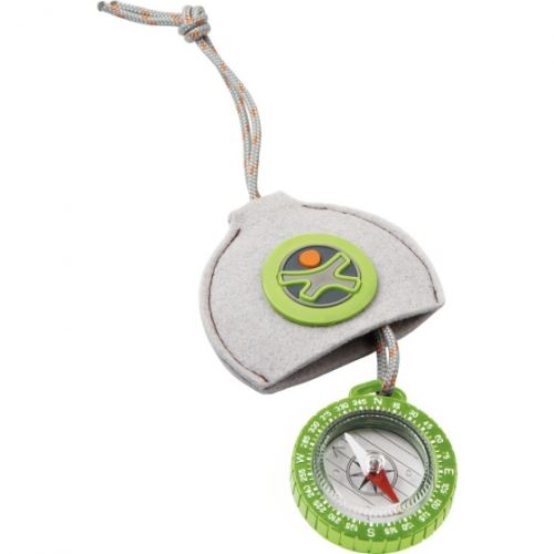 Haba Terra Kids boussole de poche 4,7 cm vert/gris
