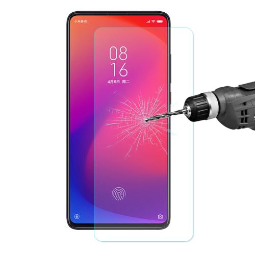 Protecteur écran en verre trempé arête anti-explosion 2.5D 0.26mm 9H transparent pour votre Xiaomi Redmi K20/K20 Pro
