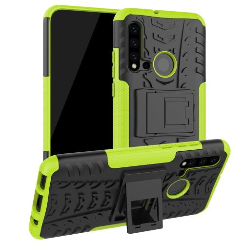 Coque en TPU hybride antidérapant avec béquille vert pour votre Huawei P20 lite (2019)/Nova 5i