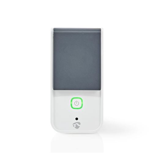 Prise intelligente SmartLife Nedis WIFIPO120EWT Gris / Blanc