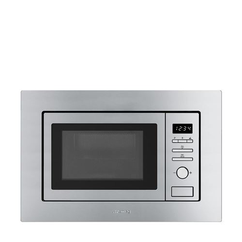 Smeg Classica Fmi017x - Four Micro-Ondes Grill - Encastrable - 17 Litres - 700 Watt - Acier Inoxydable - Image 2