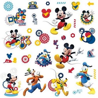 Autocollant Vinyle Mickey Mouse Pour Interrupteur - Décoration Chambre Enfant, Facile à Poser Et Amovible