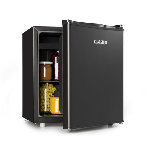 Klarstein Obsidian - Mini réfrigérateur 48 litres , freezer, thermostat , classe F - Noir