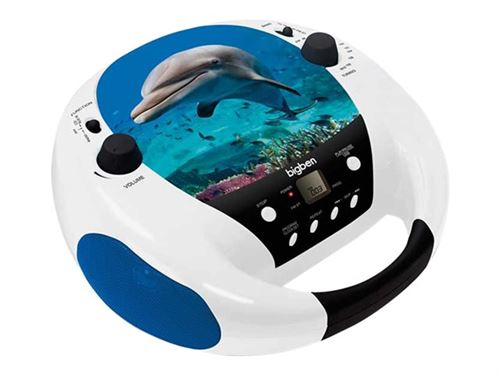 Portable Radio CD MP3 Player Dauphins cd52 Dolphin Portable Radio CD MP3 Player Dauphins cd52 Dolphin