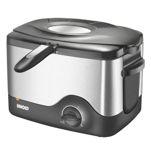 Unold 58615 Friteuse Compact en Inox 1,5 Litre 1 200 watts