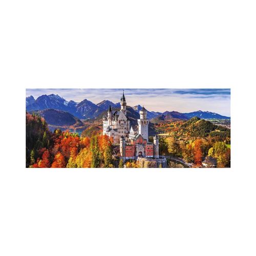Ravensburger - Puzzle Panoramique Neuschwanstein, 1000 Pièces