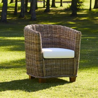 Fauteuil Rond En Kubu Naturel Mobilier De Jardin Achat Prix