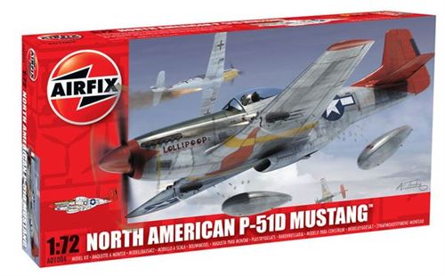 North American P-51d Mustang - 1:72e - Airfix