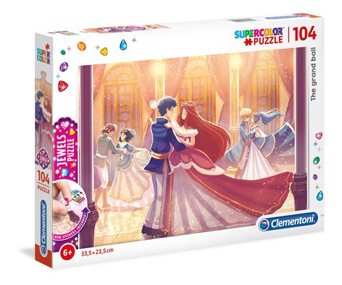 Clementoni puzzle supercolor le grand gala de danse 104 pièces