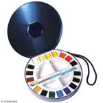 Boîte aquarelle de voyage - 18 couleurs