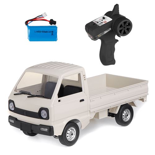 Voiture radio commandée WPL D12 1/10 2.4G 2WD camion militaire sur chenilles RC tout-terrain