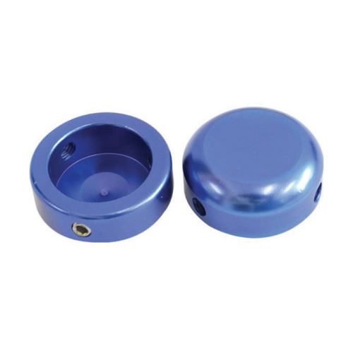 Bouchons d'extrémité de barre BMX Savage en alliage 22.2mm Bleu