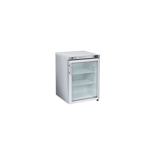 Conglateur 200 L vertical, porte vitre, inox