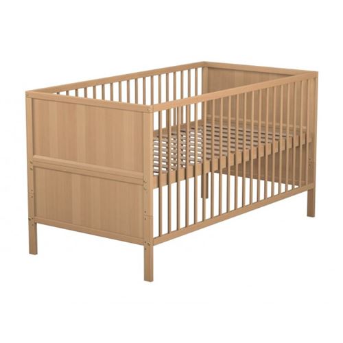Lit bébé évolutif bois naturel 70x140 - Terre de Nuit