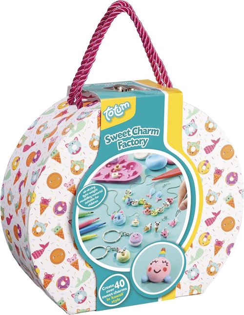 Totum coffret artisanal bijoux filles 21,5 cm 60 pièces