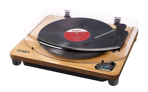 Ion Audio Air Lp - Platine Vinyle Bluetooth À Trois Vitesses Avec Conversion Usb - Finition Bois