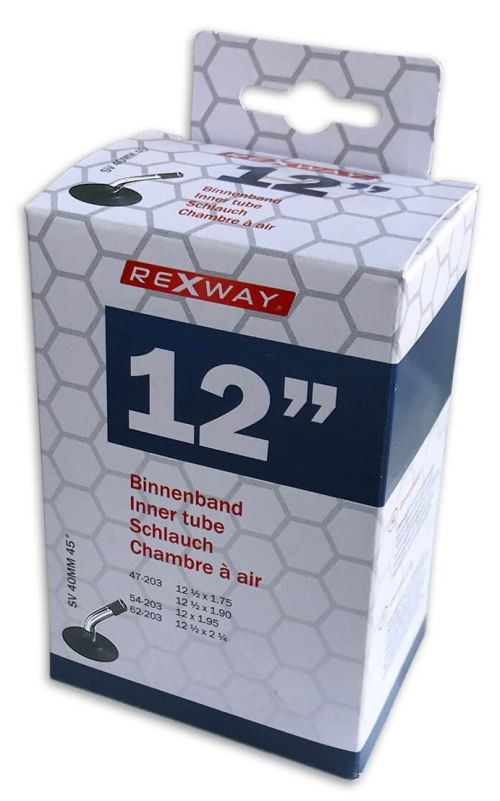 Rexway chambre à air 12 pouces (47/62-203) AV 40 mm noir