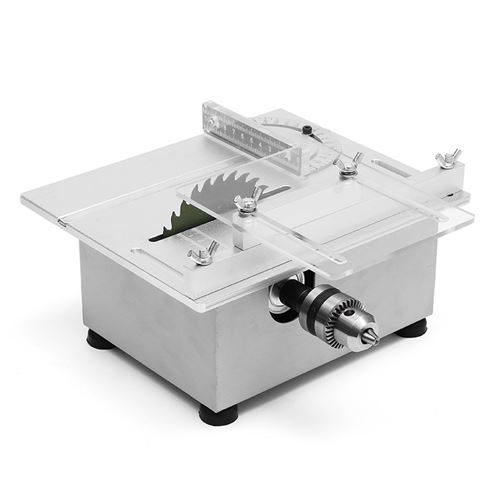 Mini scies à table Raitool T4 Mini broyeur électrique Argent