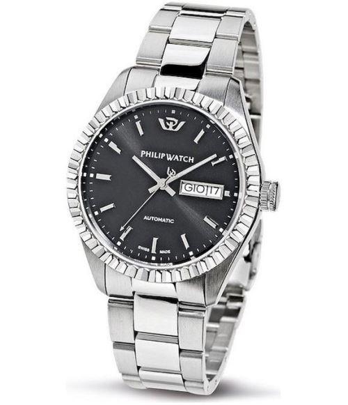Philip Watch Montre Homme R8223597006 Automatiques Noir