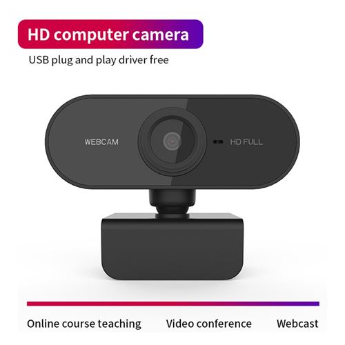 Caméra Webcam Hd 1080P Mégapixels Usb 2.0 Avec Micro Pour