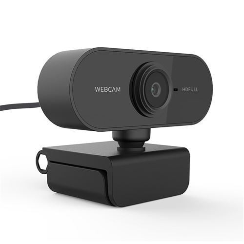 Webcam pour télétravail - USB Full HD autofocus - double micro