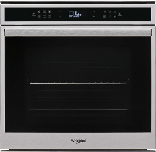 Whirlpool W Collection W6 Om4 4Pbs1 P - Four - Encastrable - Niche - Largeur : 56 Cm - Profondeur : 55 Cm - Hauteur : 60 Cm - avec Système Auto-Nettoyant - Classe A+ - Acier Inoxydable