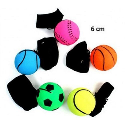 1 Balle Au Pied Et Poignet Foot Tennis Basket Golf Baseball 6 Cm Jouet