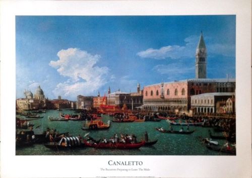 Antonio Canal - Canaletto - 70x100 cm - AFFICHE / POSTER
