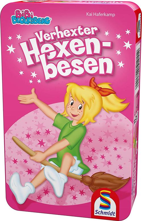Schmidt Spiele Jeu de Voyage Bibi Blocksberg-Beigner Le Balai Sorcière, 51411