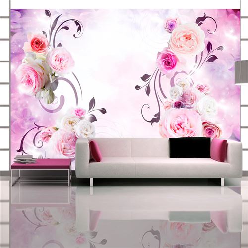 Papier peint Rose variations-Taille L 200 x H 140 cm