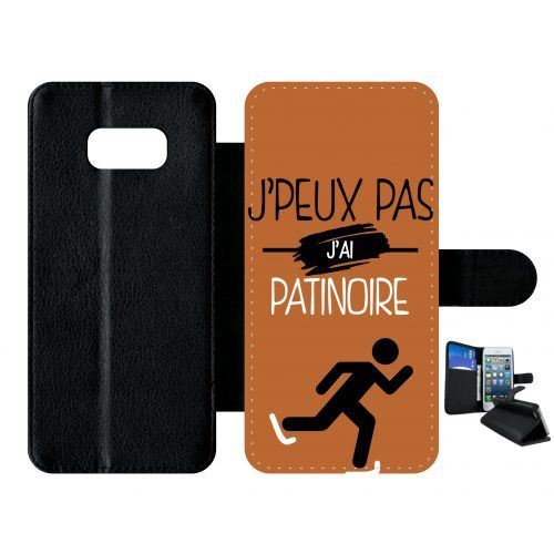 Etui à rabat samsung galaxy s8+ plus j peux pas j ai patinoire 7