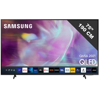 Tv Led Lcd 75 Pouces Samsung Ultra Hd 4k 167 67cm Qe75q65a Tv Led Lcd Achat Prix Fnac