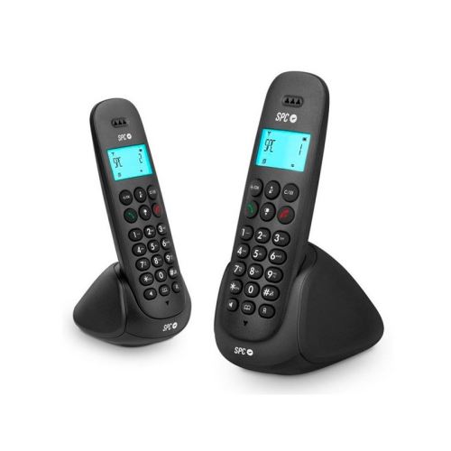 Téléphone Sans Fil DUO Telecom 7312N DECT Noir