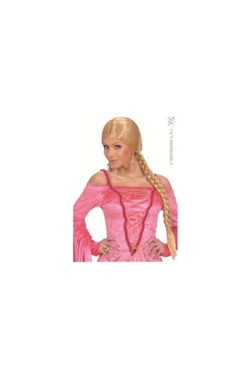 Perruque chatelaine blonde ou noire blonde