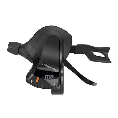 SunRace DLM930 R9 - levier de vitesse droit 9 vitesses noir