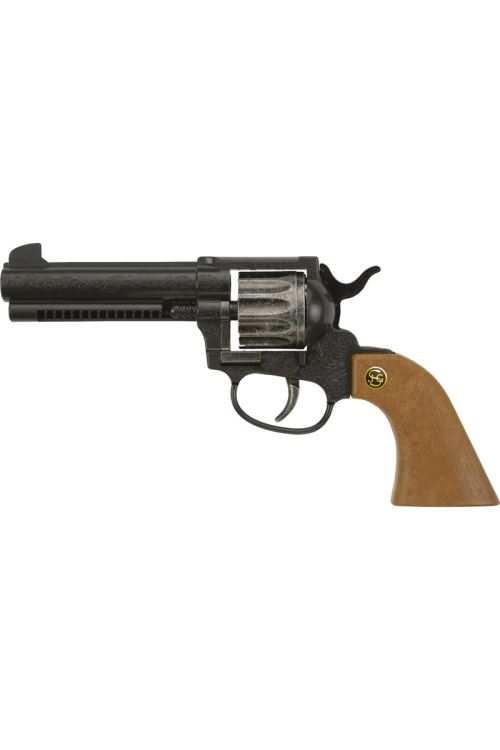 Revolver Pistolet Le Pacificateur 22.5cm A Amorces - Noir