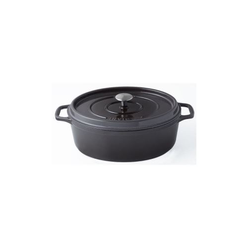 Invicta Cocotte Ovale - O 33 Cm - Taupe - Tous Feux Dont Induction
